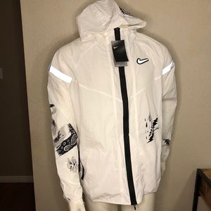 Nike Running Jacket Wild Run Windrunner White XL
